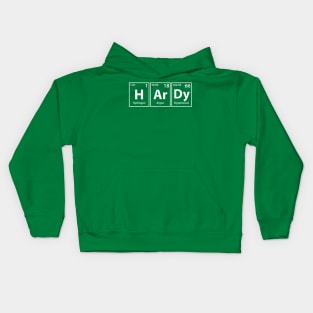 Hardy (H-Ar-Dy) Periodic Elements Spelling Kids Hoodie